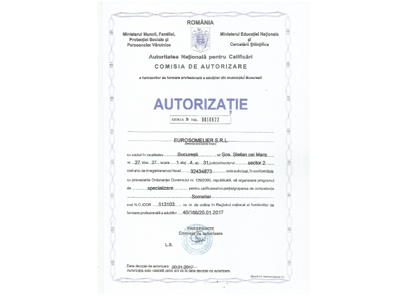 Autorizatie scoala Autorizatie scoala